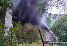 Incendio Autostrada Gioiosa