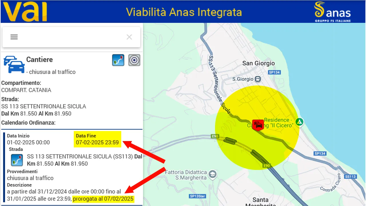 Ponte San Giorgio 7 Febbraio 2025