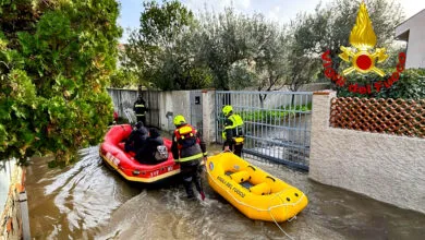 Maltempo Messina Vigili del Fuoco